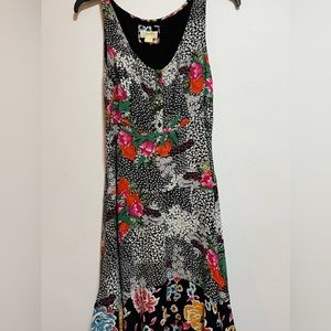 Size 6 anthropologie mid length flower dress